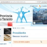 provincia Taranto presidente