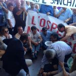 protesta ospedale bari 4 agosto