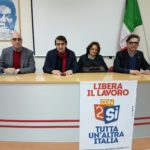 La conferenza stampa congiunta di CGIL e FLAI regionale e locale