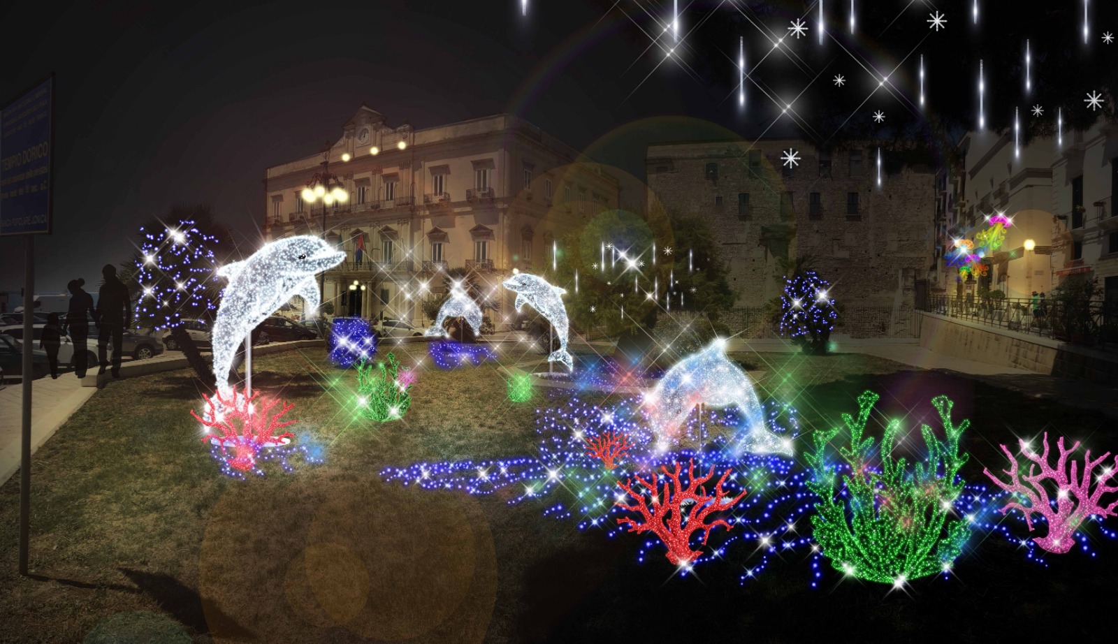 Natale A Taranto: Per La Prima Volta In Puglia Arrivano Le Luminarie D ...