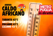 Caldo africano a Taranto